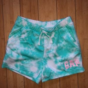 Tie dye gap shorts
